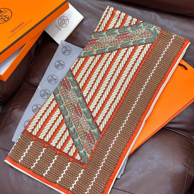 HERMES 25S SCARF 140 IN SILK 854806