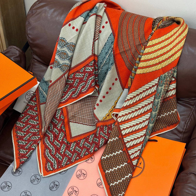 HERMES 25S SCARF 140 IN SILK 854806
