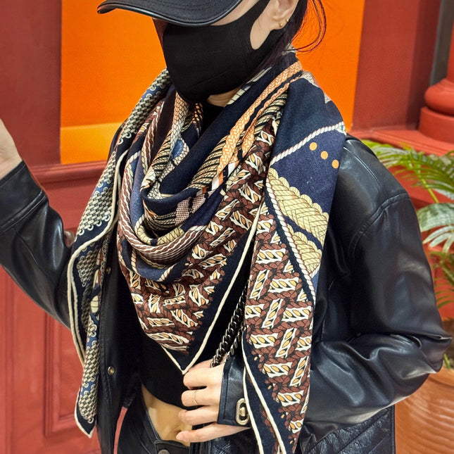 HERMES 25S SCARF 140 IN SILK 854807