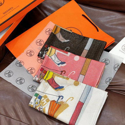 HERMES 25S SCARF 200 IN SILK 856442