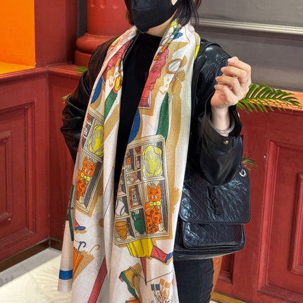 HERMES 25S SCARF 200 IN SILK 856443
