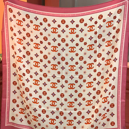 CHANEL 25S SCARF 140 IN CASHMERE 931507