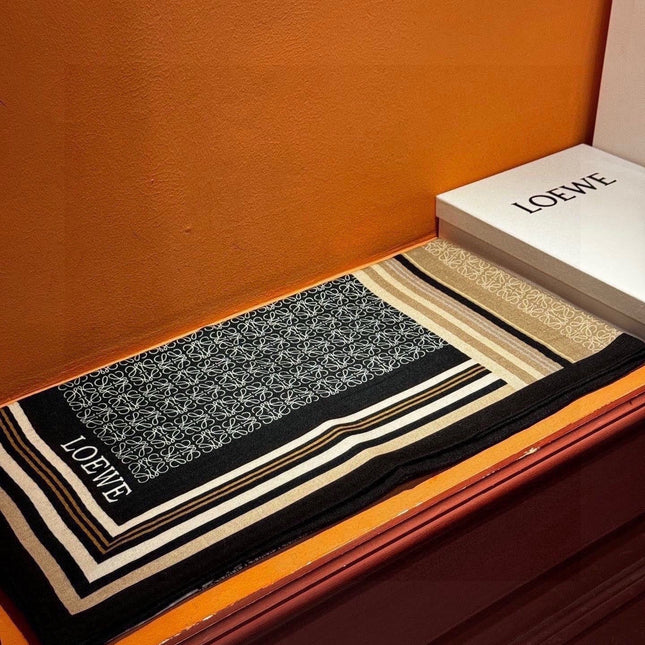 LOEWE 26S SCARF 140 IN CASHMERE SILK 248253