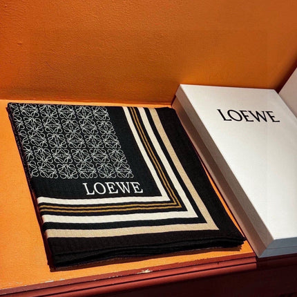 LOEWE 26S SCARF 140 IN CASHMERE SILK 248253