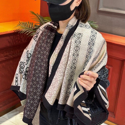 LOEWE 26S SCARF 140 IN CASHMERE SILK 248253