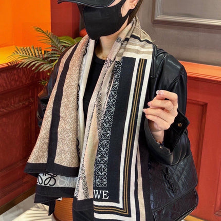 LOEWE 26S SCARF 140 IN CASHMERE SILK 248253