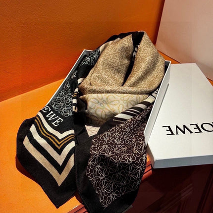 LOEWE 26S SCARF 140 IN CASHMERE SILK 248253