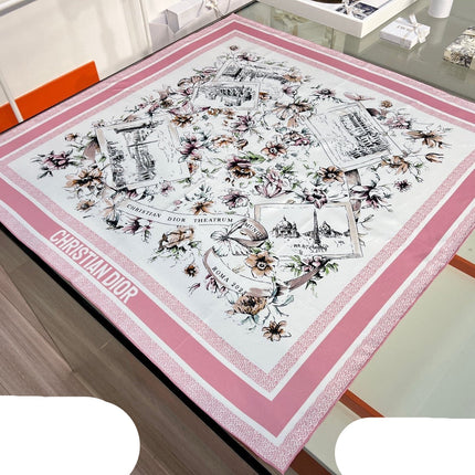 DIOR 26S SCARF 90CM IN SILK 284557
