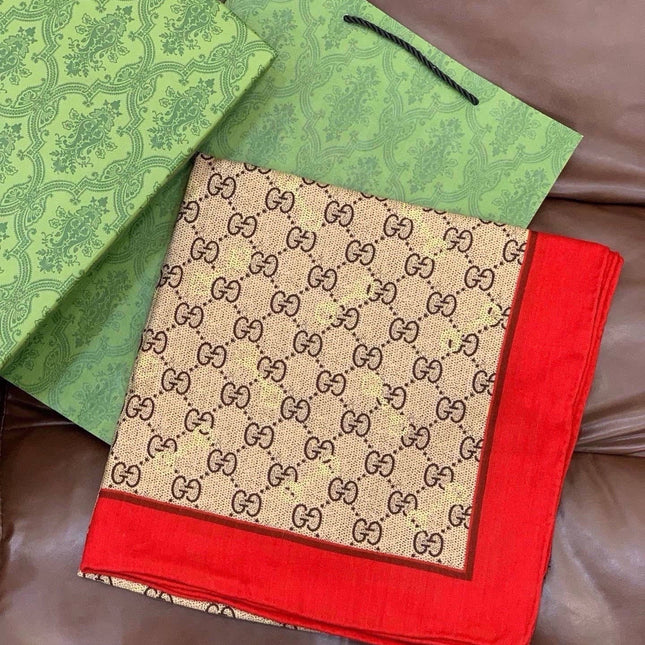 GUCCI 26S SCARF 135 IN CASHMERE AND SILK 315167