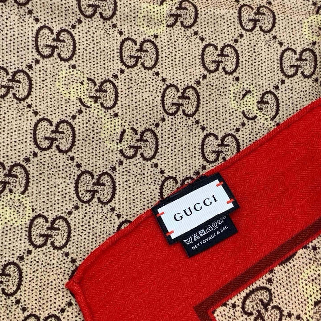 GUCCI 26S SCARF 135 IN CASHMERE AND SILK 315167