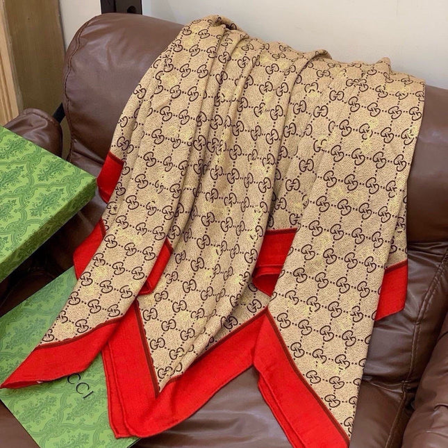 GUCCI 26S SCARF 135 IN CASHMERE AND SILK 315167