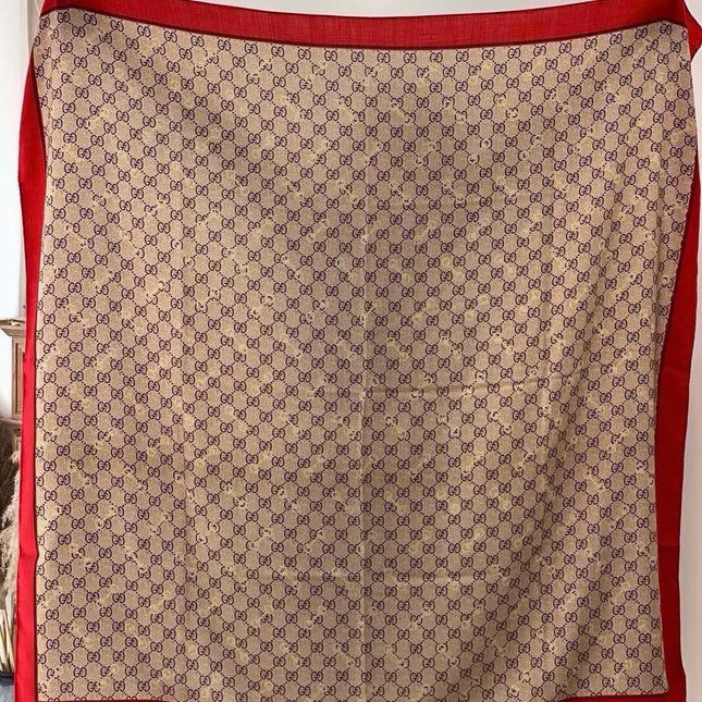 GUCCI 26S SCARF 135 IN CASHMERE AND SILK 315167