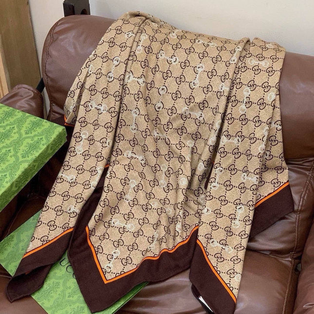 GUCCI 26S SCARF 135 IN CASHMERE AND SILK 315168