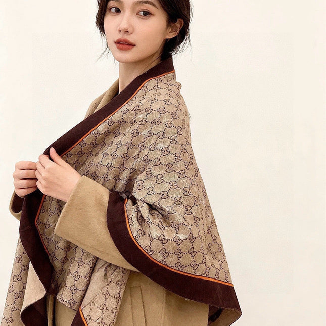 GUCCI 26S SCARF 135 IN CASHMERE AND SILK 315168
