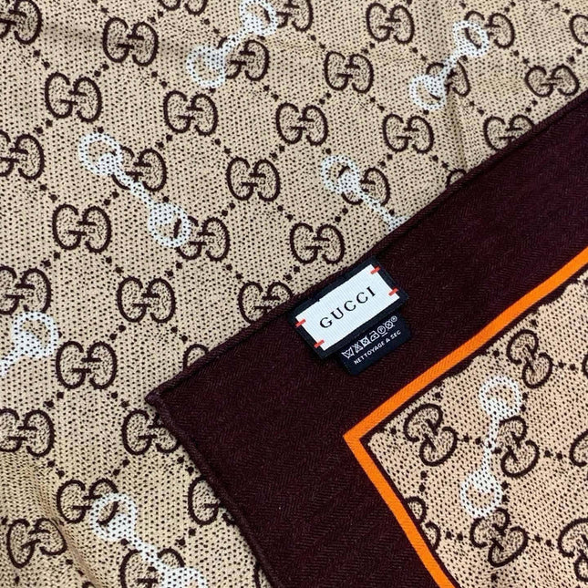 GUCCI 26S SCARF 135 IN CASHMERE AND SILK 315168