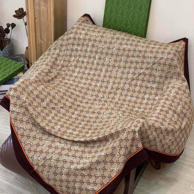GUCCI 26S SCARF 135 IN CASHMERE AND SILK 315168
