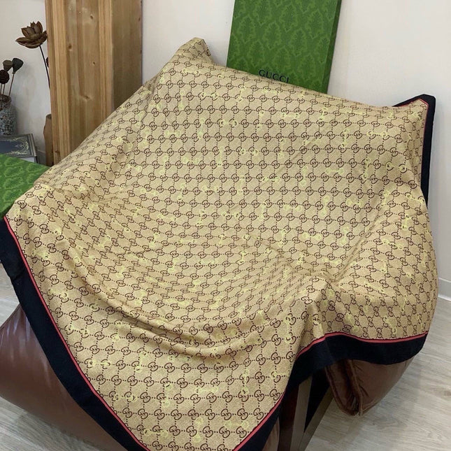 GUCCI 26S SCARF 135 IN CASHMERE AND SILK 315169
