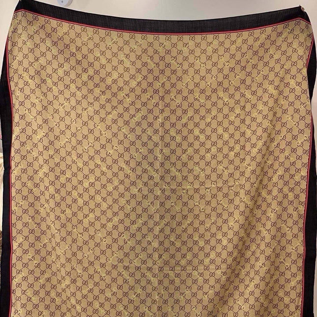 GUCCI 26S SCARF 135 IN CASHMERE AND SILK 315169