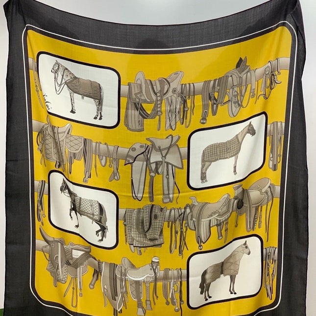 GUCCI 26S SCARF 135 IN CASHMERE AND SILK 314999