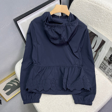 MONCLER 26S FLORAL HOODED JACKET 735