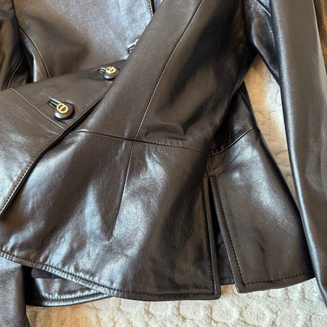 DIOR 25S LEATHER JACKET STYLE 358