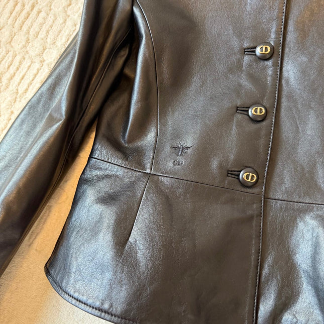 DIOR 25S LEATHER JACKET STYLE 358