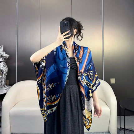 HERMES 25S SCARF 135 IN SILK 856320