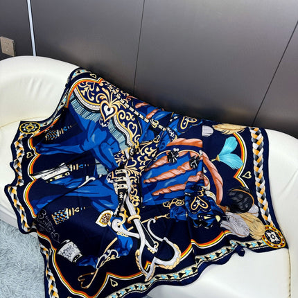 HERMES 25S SCARF 135 IN SILK 856320