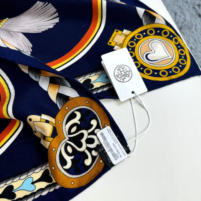 HERMES 25S SCARF 135 IN SILK 856320