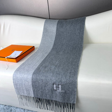 SCARF 190 CM IN DOVE GRAY CASHMERE 364768