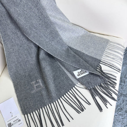 SCARF 190 CM IN DOVE GRAY CASHMERE 364768