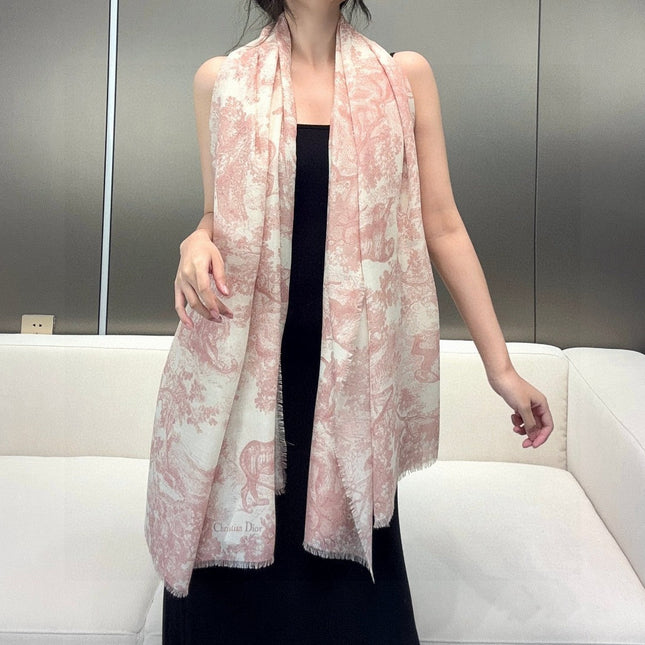 DIOR 26S SCARF 180CM IN CASHMERE 313223