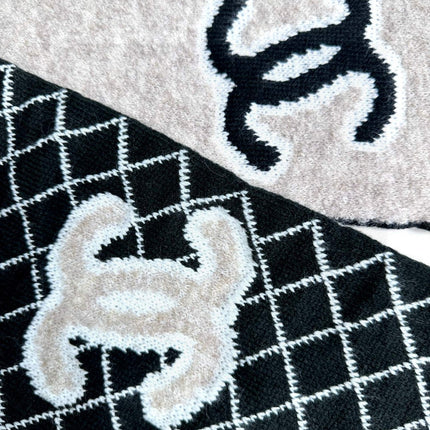 CHANEL 25S SCARF 185 IN CASHMERE 721525