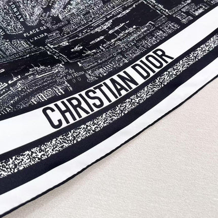 DIOR 26S SCARF 90CM IN SILK 313214