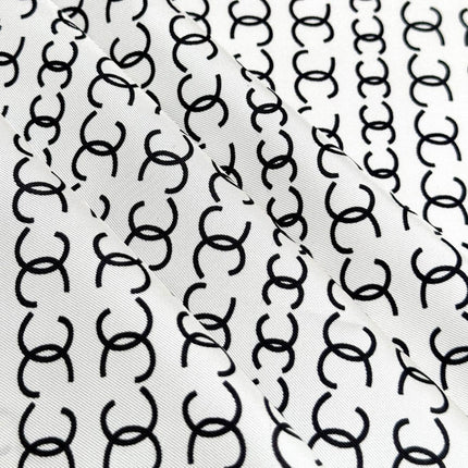 CHANEL 25S SCARF 90 IN SILK 732138