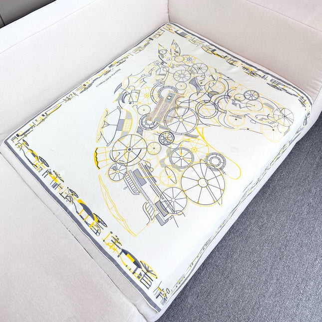 HERMES 25S SCARF 90 IN SILK 737178