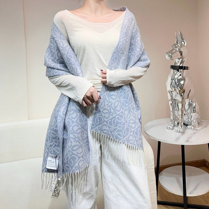 LOEWE 26S SCARF 180 IN CASHMERE WOOL 266430