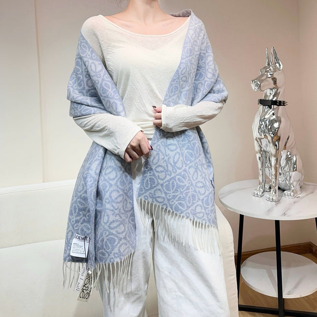 LOEWE 26S SCARF 180 IN CASHMERE WOOL 266430