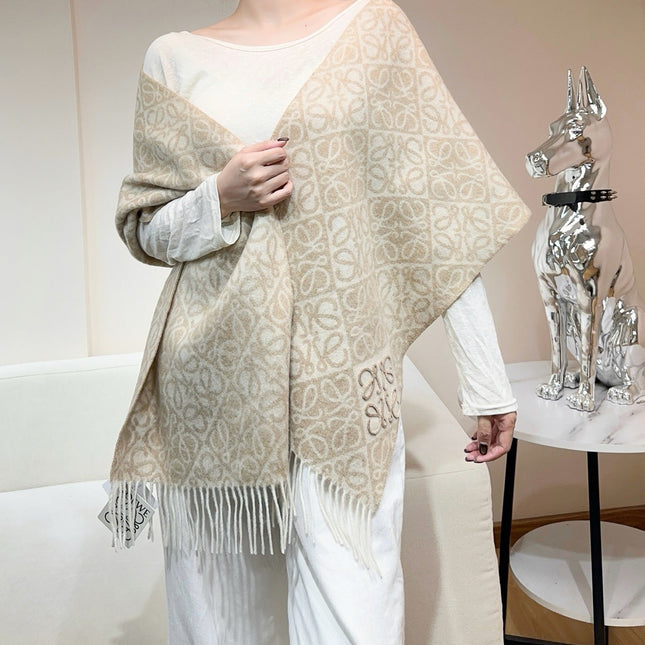 LOEWE 26S SCARF 180 IN CASHMERE WOOL 266432