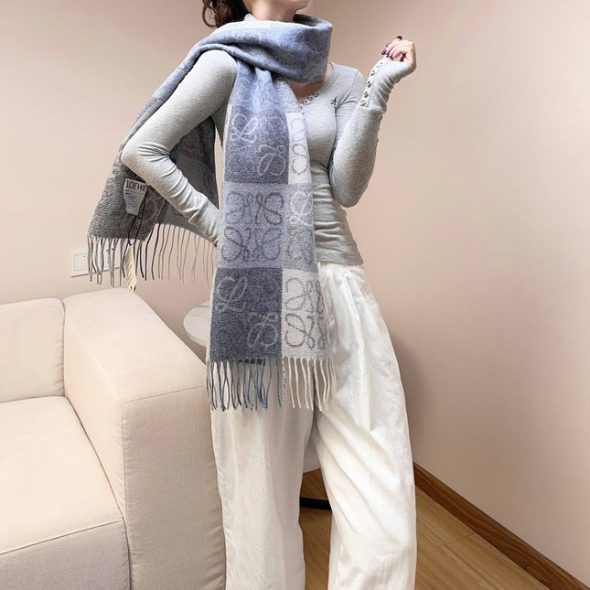 LOEWE 26S SCARF 180 IN CASHMERE WOOL 303187