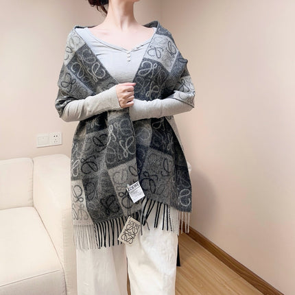 LOEWE 26S SCARF 180 IN CASHMERE WOOL 303186