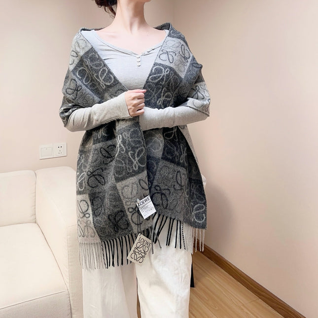 LOEWE 26S SCARF 180 IN CASHMERE WOOL 303186