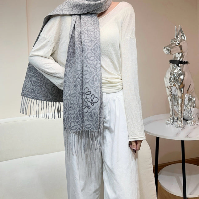 LOEWE 26S SCARF 180 IN CASHMERE WOOL 266431
