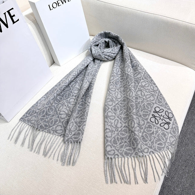 LOEWE 26S SCARF 180 IN CASHMERE WOOL 266431