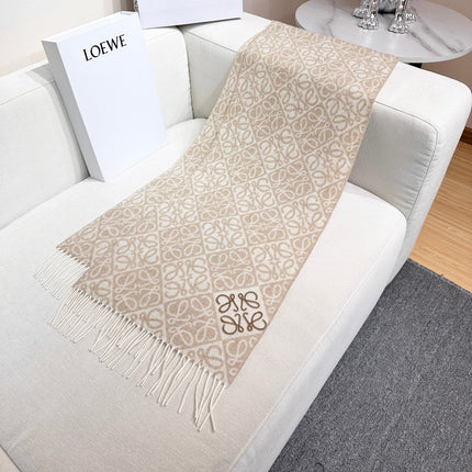 LOEWE 26S SCARF 180 IN CASHMERE WOOL 266432