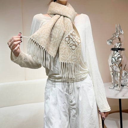 LOEWE 26S SCARF 180 IN CASHMERE WOOL 266432