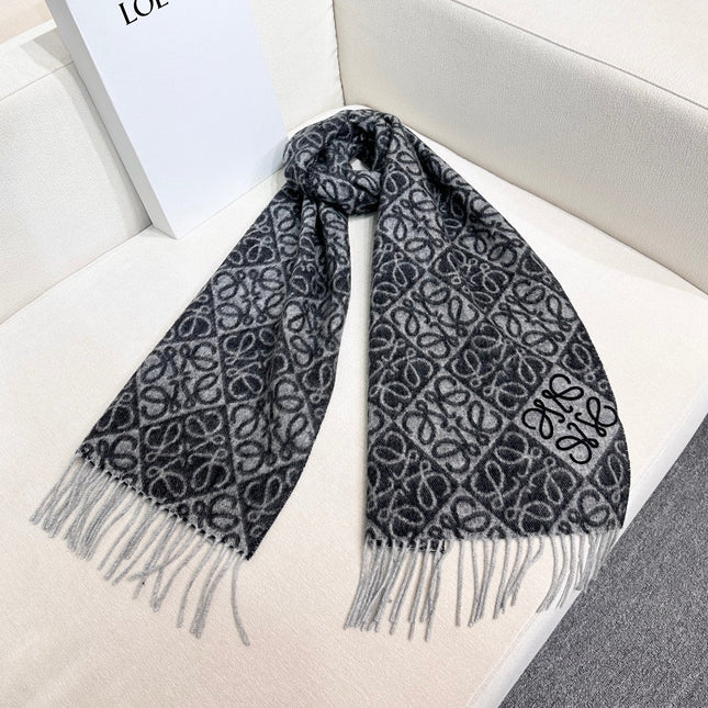 LOEWE 26S SCARF 180 IN CASHMERE WOOL 266433
