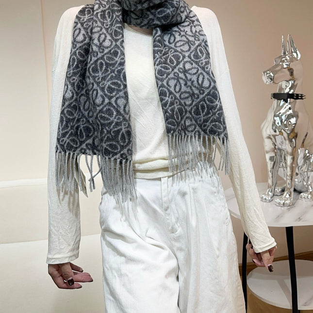 LOEWE 26S SCARF 180 IN CASHMERE WOOL 266433