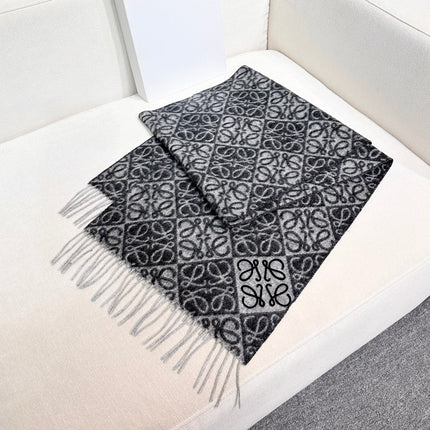 LOEWE 26S SCARF 180 IN CASHMERE WOOL 266433