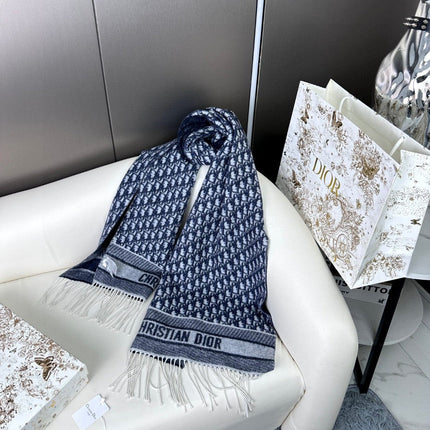 DIOR 26S SCARF 180CM IN CASHMERE 286180